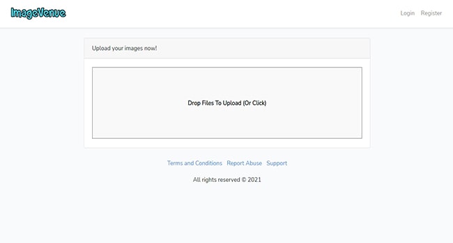 Trang up ảnh online Imagevenue